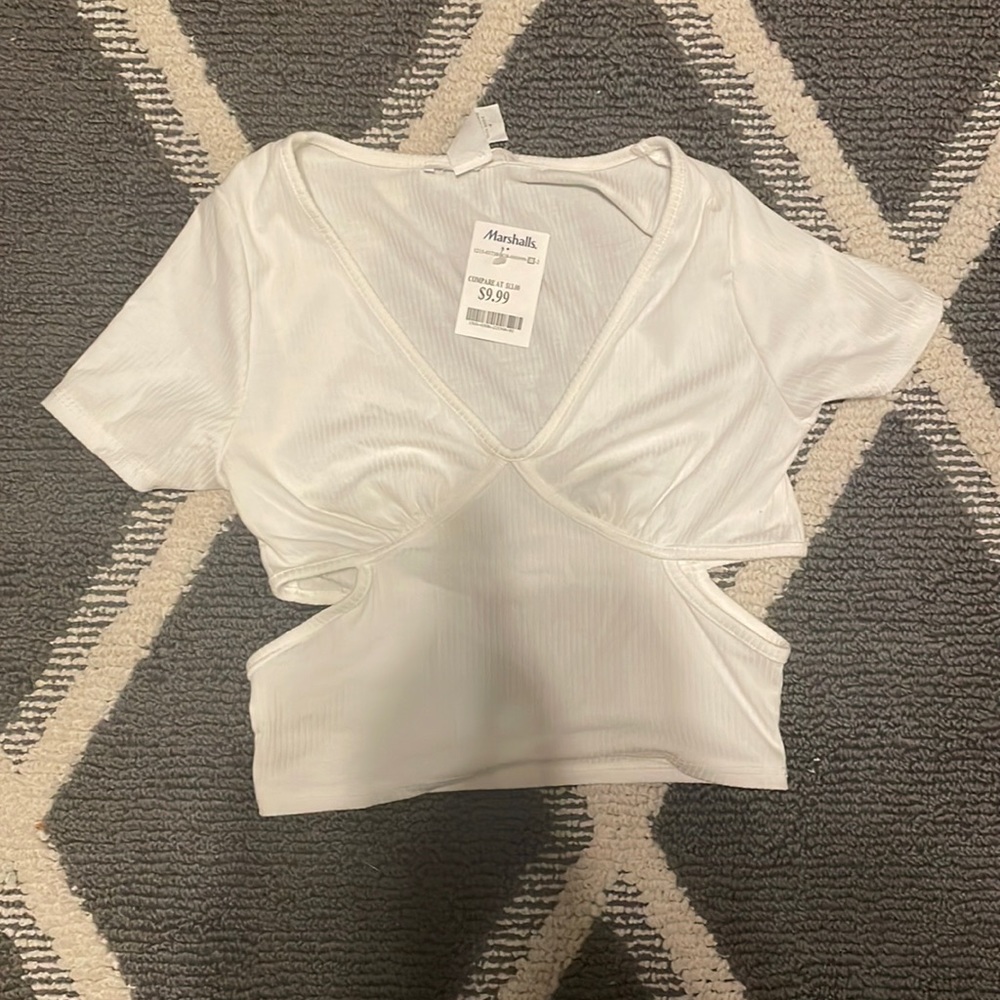 white crop top, Marshall’s